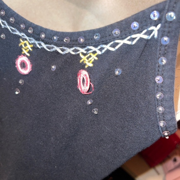 VTG Beaded Stitched Betsey Johnson Dress - Picture 3 of 6